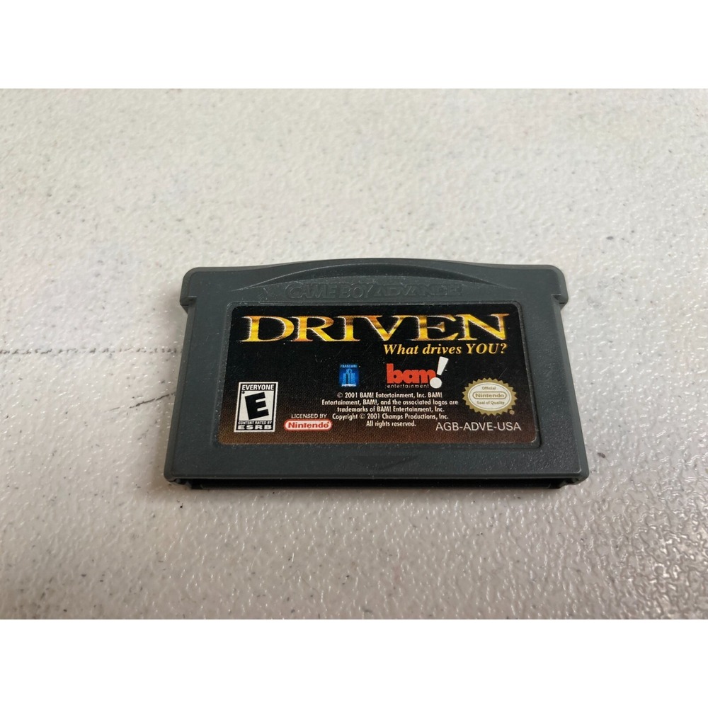 Driven Nintendo GameBoy Advance 2001 Cart Only Authentic Tested Formula 1 Racing